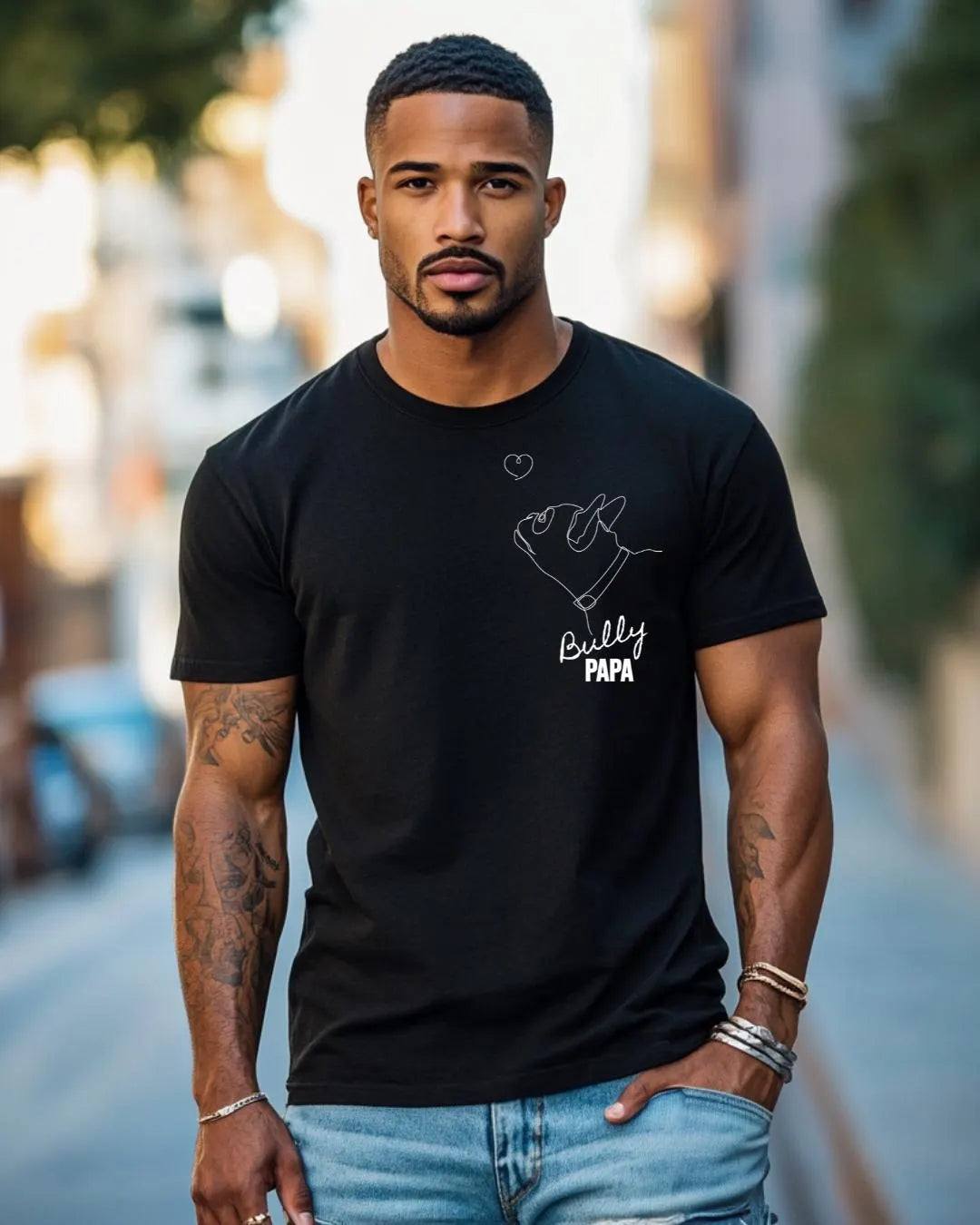 Herren T-Shirt "Bully Papa"