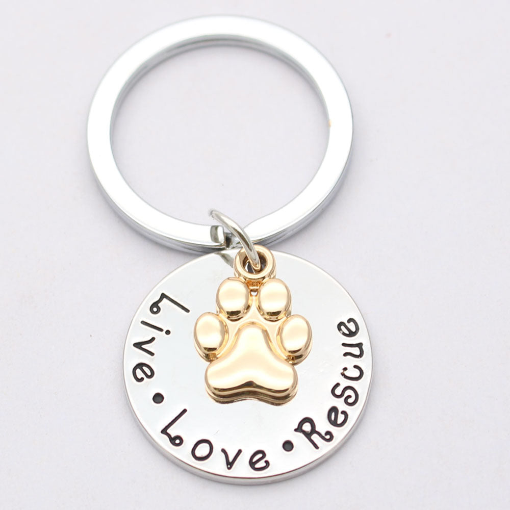 Schlüsselanhänger Live 🐾 Love 🐾 Rescue
